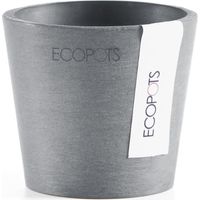 Ecopots Amsterdam 8 Blumentopf - L 8 cm x H 7 cm - Innen- und Außenbereich
