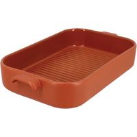 Backofenrostbräter Rechteckig 26,5 x 15 cm Terrakotta - Octave - Menastyl