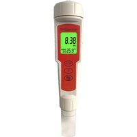 4-in-1 Digital pH Meter, pH EC TDS Temperature Meter for Hydroponics, Waterproof Water and pH Tester with Backlight for Nutrient Growing, Indoor Gar