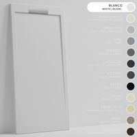 SOULBATH Plato de Ducha - Resina - Gel Coat - Textura Liso/Piedra - BLANCO - Antideslizante - 160x80- Extraplano 3cm - Incluye Válvula desagüe y Rejilla- Diseño elegante
