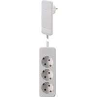 NVB 104556 Multipresa Bianco Spina piatta 1 pz.