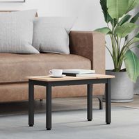 vidaXL Coffee Table Natural 60 x 30 x 36 cm Solid Pine Wood