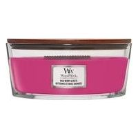 Vela perfumada WoodWick Wild Berry & Beets mecha madera vidrio