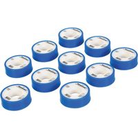 Silverline – Lot de 10 rubans d'étanchéité PTFE 12 mm x 12 m – Résiste à haute pression – Pour plomberie – 250475