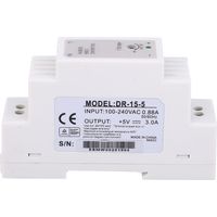 Eosnow DR-15-5 Alimentatore switching a uscita singola su guida DIN 15 W 5 V 3 A