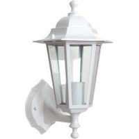 Applique extérieure vintage 60W E27 – Fonte d'aluminium blanche – Indice de protection IP43 – Dimensions 18x33xØ22 cm – Loan