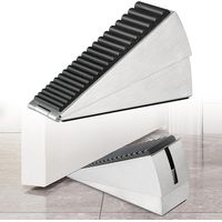 Robuster Türstopper, 7,6 cm hoch, passt in alle Spalten zwischen dicken Türen, Türstopper für die Unterseite der Tür