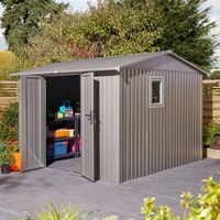 Rowlinson Brentvale 10X10 Premium Apex Metal Shed