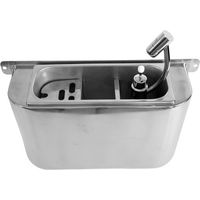 Evier pour cuillère à glace avec trou d'évacuation - Combisteel