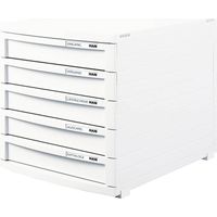 HAN CONTUR 1505-12 Cassettiera Bianco DIN A4, DIN B4, DIN C4 Numero cassetti: 5