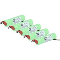 vhbw 5x Batterie compatible avec Metland AFL30T2, AFL40T, FL 1000 HP, FL1000 dispositif de mesure laseroutil de mesure (3500mAh, 2,4V, NiMH)