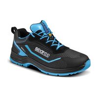 SPARCO SCARPE ASTER S3 NERO AZZURRO FLUO N.42