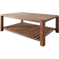 tavolino da salotto in legno di Sheesham / palissandro 120x80x45 grigio scuro oliato BUENO 2001