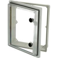 Fibox PW 403409 T 4901904 Sichtfenster Deckel Transparent, Doppelbart, UV-beständig (L x B x H) 88 x