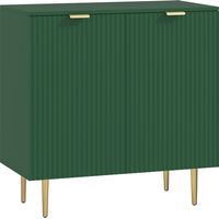 Buffet 2 portes avec étagère réglable FARO vert
