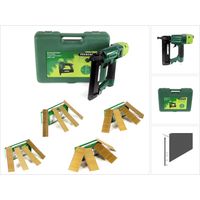Prebena 2XR-J50 Druckluftnagler im Transportkoffer + Stauchkopfnägel Brads - 25 mm 5000 Stück + 30mm 5000 Stück + 40 mm 5000 Stück + 50 mm 4000 Stück