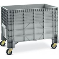 PROVOST - Caisse palette plastique sur roulettes 550 L - Polyéthylène haute densité