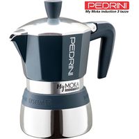 PEDRINI CAFETIÈRE MYMOKA INDUCTION, 3 TASSES 02CF095