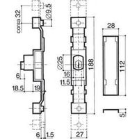 Prefer Sicherheitsschloss P Gitter Ausziehbar 6610