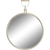 Espejo Metal Espejo 59X3X78 Envejecido Blanco ES206193