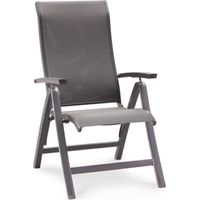 Best Larino Klappstuhl Gartenstuhl Folding Chair Anthrazit 62 x 68 x 110 cm