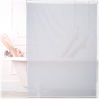 Store enrouleur de salle de bain hydrofuge, blanc translucide