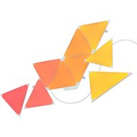 Nanoleaf Shapes Triangle Starter Kit, 9 Triangoli Luminosi LED RGBW Smart - Applique da Parete Interno Modulari, 16M Colori WiFi, Sincronia Musica e Monitor, Deco e Gaming