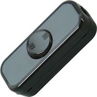 Interrupteur pour câble souple Kopp 193605002 noir 1 x Off/On 10 A 1 pc(s)