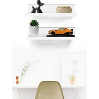 Toski Set of 2 Shower Basket Storage Shelves, Seasoning Storage Shelf Wall Mounted No Holes for Bath/Kitchen