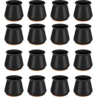 Protectores de patas de silla ERQVHQV, paquete de 16 tapones de silicona para patas de silla, protectores de patas de silla, tapones redondos para patas de silla de 25-30 mm – RAPANDA