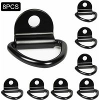Pack Heavy Duty Tie Down Rings for Boats, Vans, Trucks, Warehouses