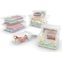 Boîte De Rangement Transparente 27l Kis Visibilité Et Polyvalence Pour Tout Organiser - Générique