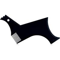 Gabarit de barbe pour homme, outil de coiffage, peigne à barbe double face, outil de beauté pour le rasage