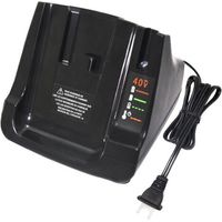 Convient pour Black and Decker 36V / 40V chargeur de batterie au lithium chargeur pour batterie lithium-ion : LBXR36LCS36 LCS40 36V LBXR36 LBX36 LBXR2036 LBX1540, etc.
