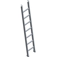 Echelle alu pour plancher bac à trappe - DIMOS - 70 mm