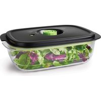 FoodSaver Contenitore Salva Freschezza per Sottovuoto da 2.3 Litri, con Funzione Marinatura, BPA Free, Indicatore del Vuoto, Trasparente, 2.3 L