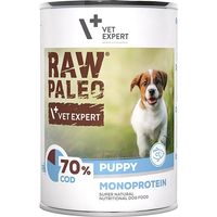 VetExpert Roher Paleo-Kabeljau für Welpen, Dose 6 x 400 g