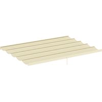 Tetto pergola gazebo giardino 3x4 m poliestere crema