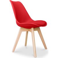 Dining Chair - Scandinavian Style - Denisse Red