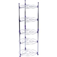 5 Tiers Home Kitchen Pans Pots Storage Rack Durable Metal Wire Shelving Organizer