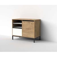 Mueble de baño Támesis sin lavabo acabado roble 100cm (Ancho) X 95cm (Alto) X 51cm (Fondo)