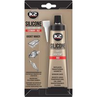 K2 Rotes Silikon, hochtemperaturbeständig bis +350 °C, 85 g, universell einsetzbar