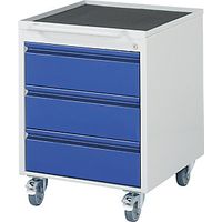 Buck rodante con 3 cajones H x A x P 745 x 580 x 650 mm