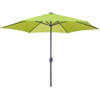 Derby Sonnenschirm / Kurbelschirm "Basic Lift neo 300", Ø 300 cm, apfelgrün, Bezug aus 100% Polyester, Gestell aus Aluminium, 28,5 kg