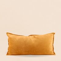 Coussin cale rein en velours de coton 35x70cm
