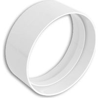 GIUNTO IN ABS PER TUBI DI AERAZIONE TONDI Diam. 125 mm FIRST
