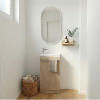 Lavabo + lavabo + grifo + espejo JOHANN