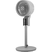 Persischer grau/chromer Standventilator de 50w 3vel regx33x33cm oszillierend, Display, Fernbedienung und Zeitschaltuhr