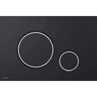 Alca Thin - Comando a filo, antibatterico, nero opaco/cromo lucido M778