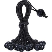 Corde élastique de 30 pièces, corde élastique en gomme avec sfera, pour telo, padiglione, tenda, tende, recinzione da giardino.Fissaggio della copertura della serra, fissaggio della copertura del rimo